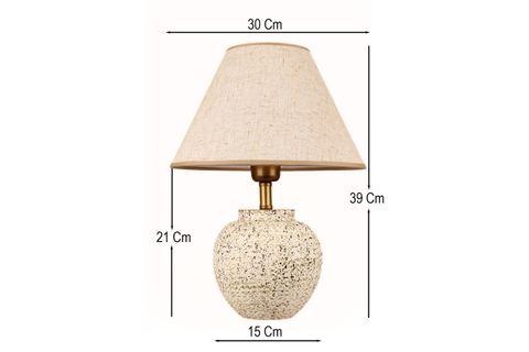 NİVEON HANDMADE DEKORATİF SERAMİK ABAJUR