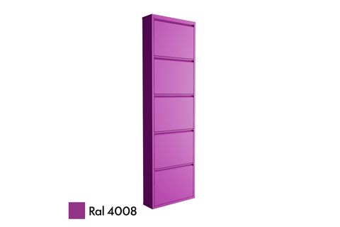 LİNEA METAL AYAKKABILIK, MÜRDÜM, 5 KAPAKLI