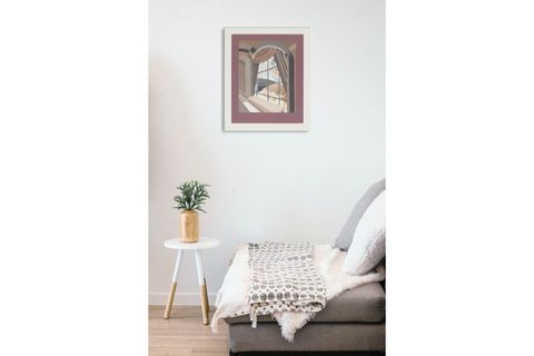 WALLERİTY PENCERE DEKORATİF KANVAS TABLO, 30X40