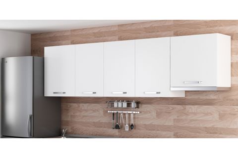 MİNAR 270 CM MUTFAK DOLABI BEYAZ 270-B5-ÜST MODÜL