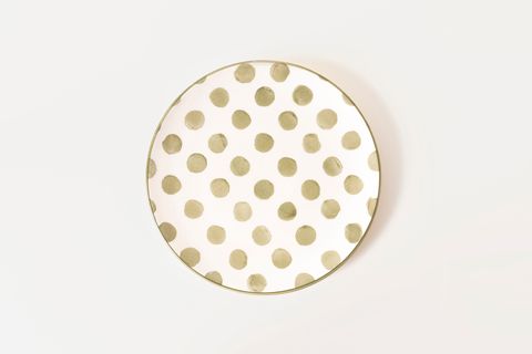 VERDE DOTS PASTA TABAĞI, 21 CM