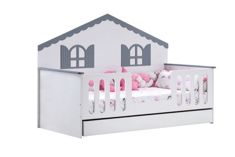 POLİ YAVRULU MONTESSORİ YATAK, GRİ