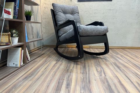 KONTES SALLANAN SANDALYE, KETEN GRİ, LAKE SİYAH