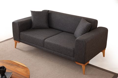 BABİL İKİLİ KANEPE, ANTRASİT