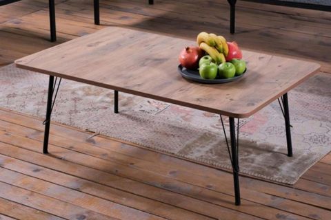 PRADO ANGEL METAL BAHÇE BALKON MOBİLYASI SEHPALI, İKİLİ