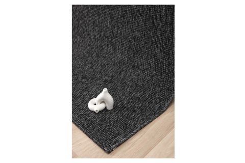 ESSE HAV TOZ VERMEZ KOLAY TEMİZLENEN HASIR DOKU SİSAL HALI, ANTRASİT, 100X200, 662