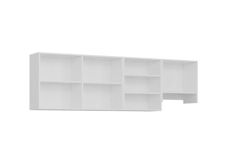 MİNAR 240 CM MUTFAK DOLABI BEYAZ 240-B8-ÜST MODÜL
