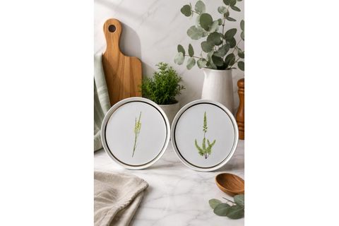 PORLAND BOTANİCAL 21CM 2'Lİ PASTA TAKIMI