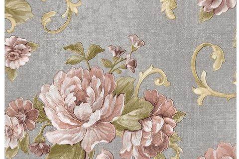 BİEN DUVAR KAĞITLARI 5346 YENİ GENİŞ ÇİÇEK GÜL KURUSU ROSE DUVAR KAĞIDI 5,30 M²