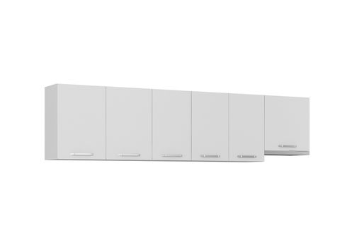 MİNAR 295 CM MUTFAK DOLABI BEYAZ 295-B4-ÜST MODÜL
