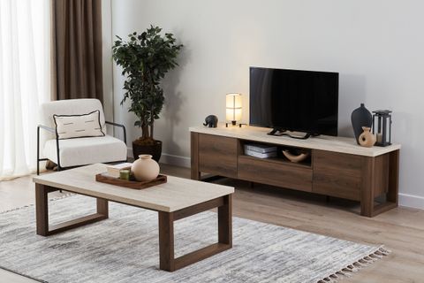 MADERA YEMEK MASASI TAKIMI, 190 CM