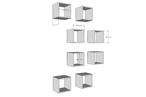 AYDIN KİTAPLIKLI RAF, NRG-DVR-1016