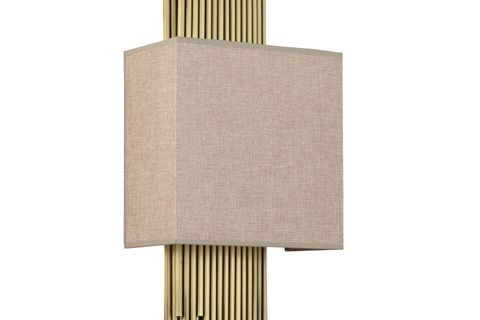 LAMPALUCE STRAORDİNARİO METAL VE KUMAŞ APLİK, SARI, 85CM