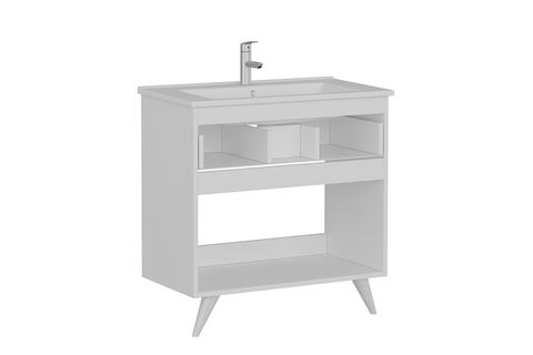 NİKA BANYO DOLABI ALT 85CM AY2K1Ç ETJ BEYAZ