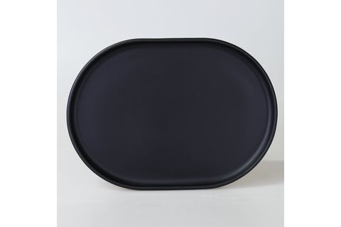 VİCTORİA OVAL TEPSİ, BÜYÜK, SİYAH