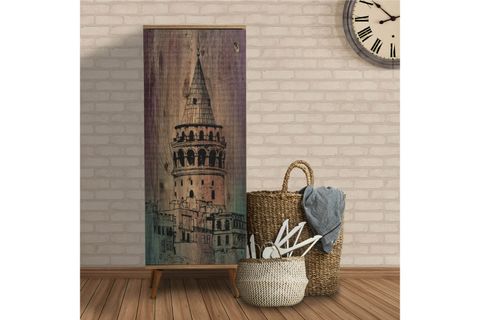 GALATA KULESİ BASKILI DOLAP