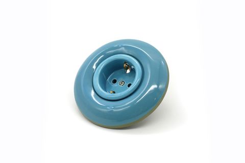 PORSELEN PRİZ, TURKUAZ