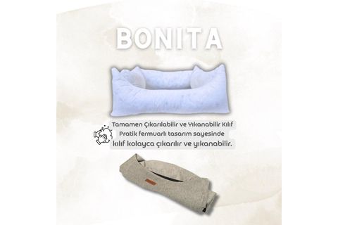 BONITA KÖPEK YATAĞI KREM L BEDEN 55X75X20