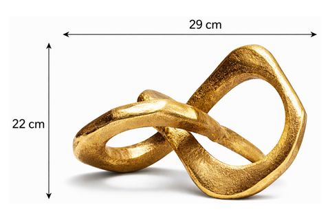 ALTIN AVANGARD METAL DEKORATİF OBJE
