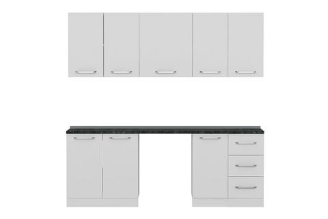 MİNAR 220 CM MUTFAK DOLABI BEYAZ 220 B11