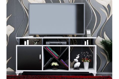 AY TV ÜNİTESİ BEYAZ SİYAH