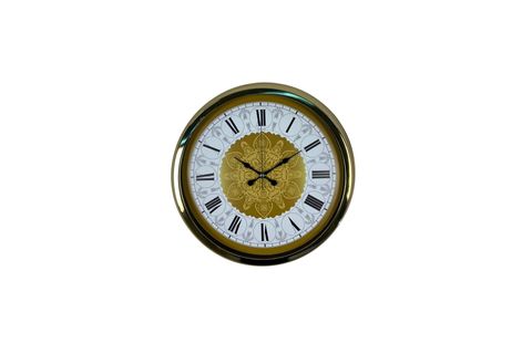 GOLD MOTİFLİ METAL DUVAR SAATİ 40 CM