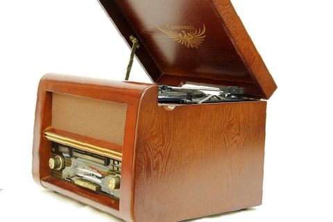 AHŞAP PLAK ÇALAR RADYO MODELİ C0097