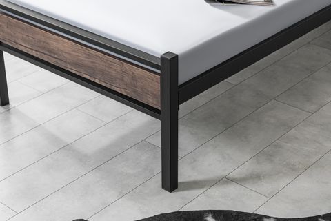 EVGER METAL KARYOLA, K30, SİYAH, 100X200
