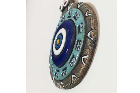 SERAMİK KABARTMALI NAZARLIK DUVAR SÜSÜ