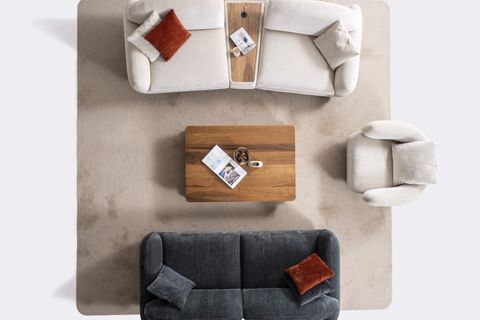 MADRİD KOLTUK TAKIMI, ANTRASİT BEJ