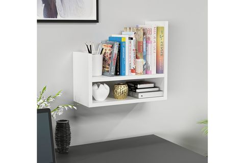 DEKOROSSO CROW MASAÜSTÜ ORGANİZER DUVAR RAFI MONTESSORİ RAF BEYAZ 2