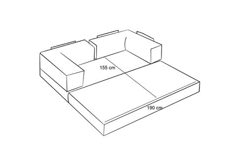 COMFORT SERİSİ YATAKLI MİNİ KÖŞE KOLTUK, YEŞİL