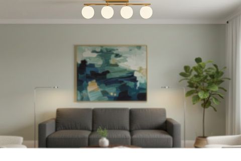 ROMA DÖRTLÜ PLAFONYER AVİZE, GOLD BEYAZ