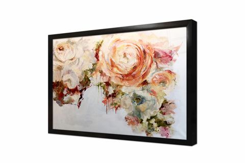 MODERN ÇİÇEK CAM TABLO, ÇERÇEVESİZ, 60X90, C02000245