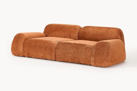 ROSE BUKLE MODÜLER İKİLİ KOLTUK, TURUNCU