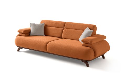 ALASKA SIRT MEKANIZMALI CEVIZ KASALI ÜÇLÜ KOLTUK, KİREMET