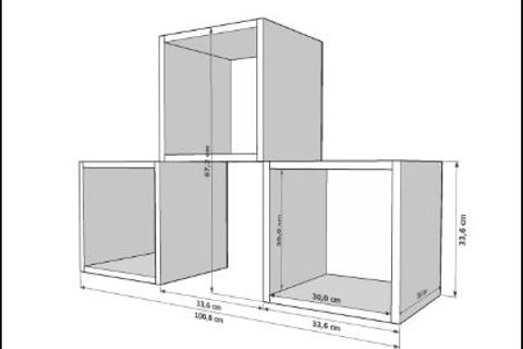 AYDIN KİTAPLIKLI RAF, HVV-DVR-1006