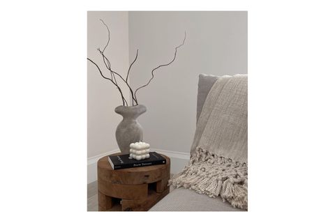 TERRACOTTA GÖVDE ŞEKİLLİ DEKORATİF VAZO