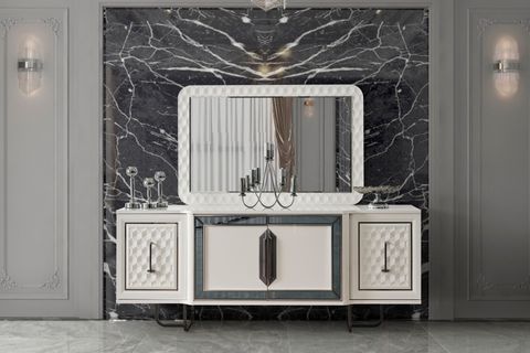 LOUNGE KONSOL, WHITE