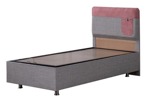 HAPPY BAZA BAŞLIK VE ORTHOSOFT YATAK SETİ, PEMBE, 90X190
