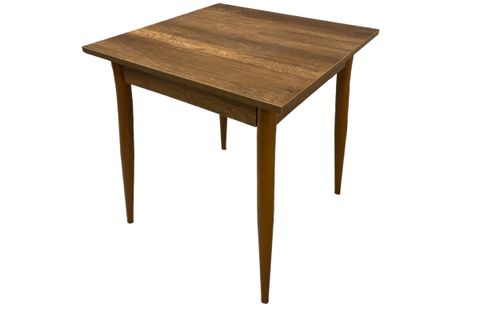 MENDEL MASA VE EYFEL SANDALYE TAKIMI, BAROK CEVİZ, 70X70
