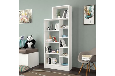 DEKORSTİLİM ZERRE KİTAPLIK, BEYAZ