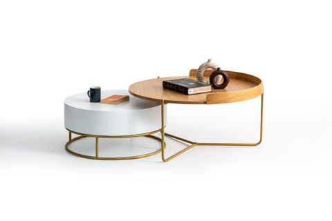 OSEDİON ORTA SEHPA, BEYAZ SÜTLÜ KAHVE