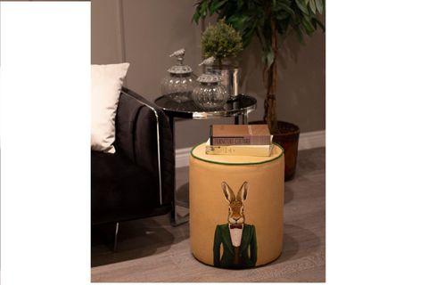 POUFS PUF 107, SÜTLÜ KAHVE, TAVŞAN
