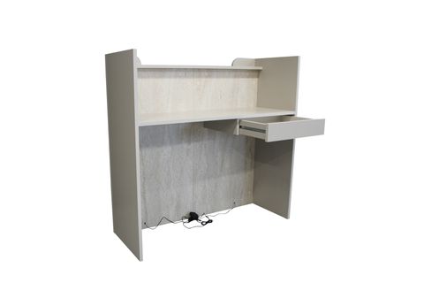 LEDLİ KARŞILAMA BANKOSU, KUMTAŞI, 110 CM