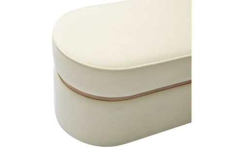 MİNOTTİ KADİFE BENCH, KREM