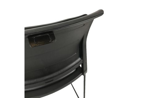 GOLDSİT MARS SANDALYE 62 B BEŞLİ SET, SİYAH DERİ