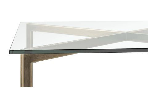 KİPLİNG METAL CAM ORTA SEHPA, PİRİNÇ ESKİTME