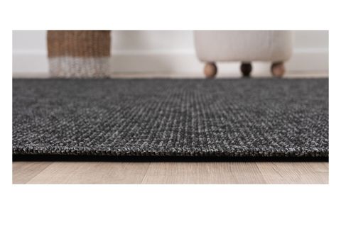 ESSE HAV TOZ VERMEZ KOLAY TEMİZLENEN HASIR DOKU SİSAL HALI, ANTRASİT, 120X400, 662