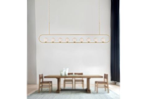 SULTAN DOKUZLU AVİZE, BEYAZ GOLD, 250 CM